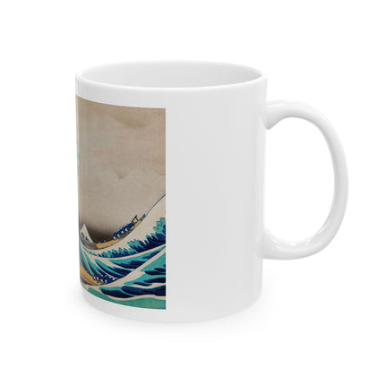 The Great Wave off Kanagawa by Katsushika Hokusai Ceramic Mug (11oz, 15oz)