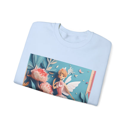 Peony Fairy Unisex Heavy Blend™ Crewneck Sweatshirt