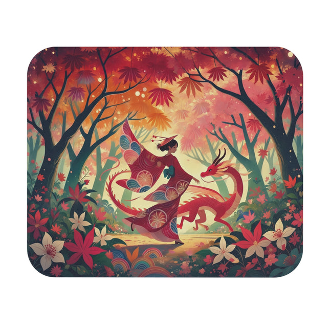 The Dragon Fairy’s Dance Mouse Pad – Enchanted Grace & Spring Magic