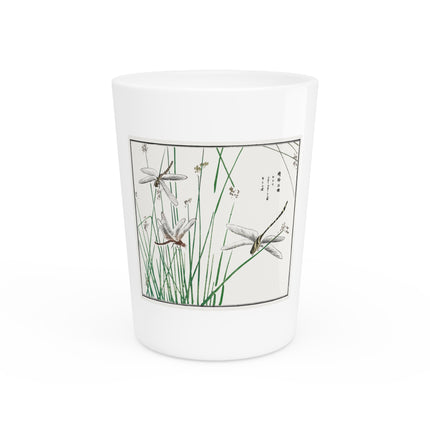 Dragonflies by Morimoto Toko Ceramic Shot Glass
