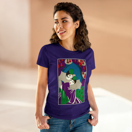 Two Pierrots Women's Midweight Cotton Tee