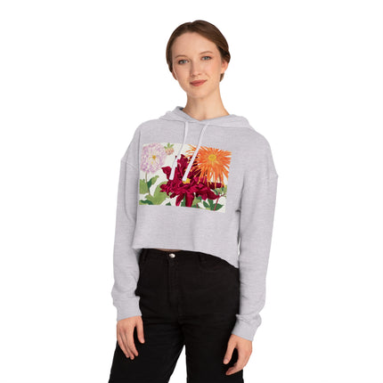 Dahlia by Tanigami Kônan Women’s Cropped Hooded Sweatshirt