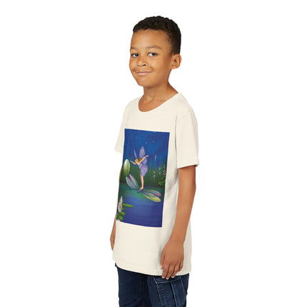 Fairy on a Dragonfly by Ida Rentoul Outhwaite Youth Short Sleeve Tee