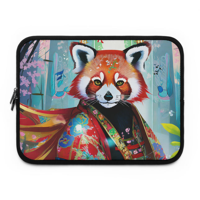 Cybernetic Red Panda Laptop Sleeve