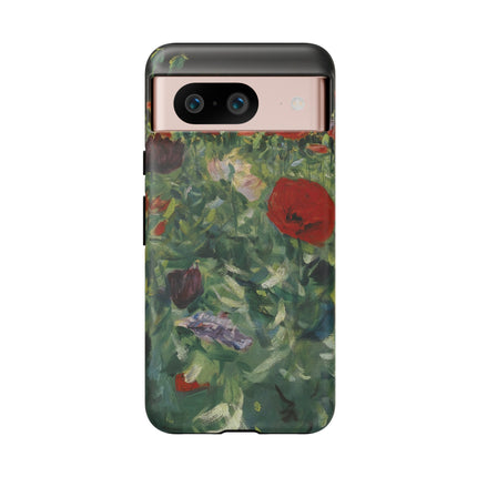 Poppies (A Study of Poppies for Carnation, Lily, Lily, Rose) by John Singer Sargent Phone Cases