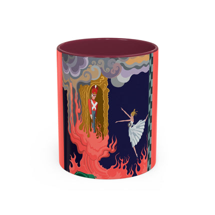 The Firebird's Awakening Colorful Mug (11oz, 15oz) – Ballet Fantasy, Mythic Fire & Art Deco Drama