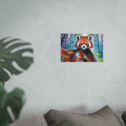 Cybernetic Red Panda Fine Art Posters