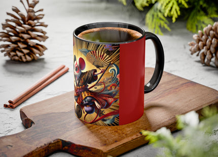 Theatrical Mouse on a Mission Colorful Mugs (11oz, 15oz)