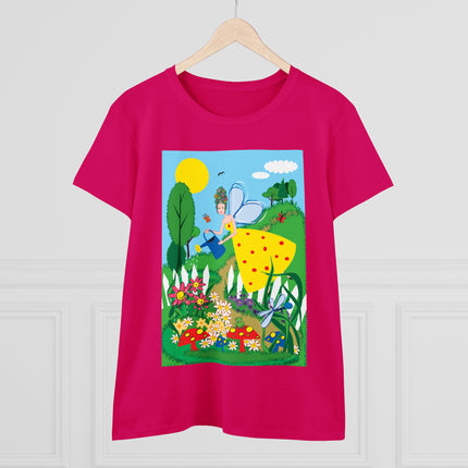 Garden Magic Women's Midweight Cotton Tee