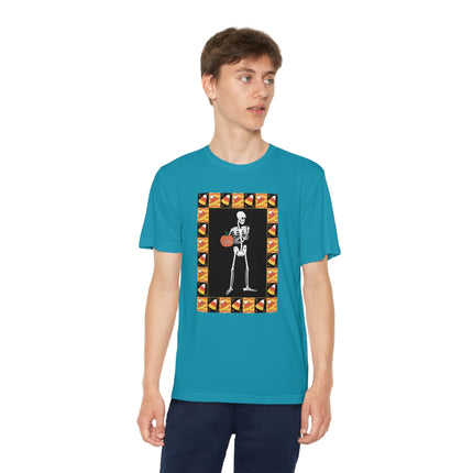 Candy Corn Skeleton Youth Competitor Tee