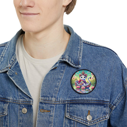 Geisha Kitten’s River Voyage Iron-On Patches