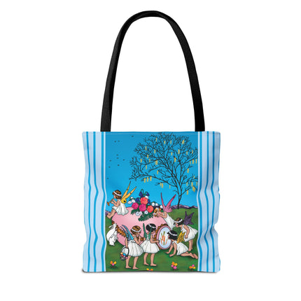 Enchanted Easter Gathering Tote Bag (AOP)