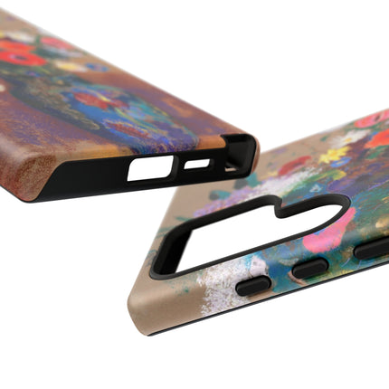 Bouquet of Flowers by Odilon Redon Phone Cases