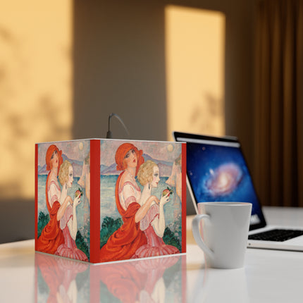 Sur la Route d'Anacapri by Gerda Wegener Light Cube Lamp