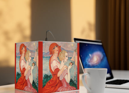Sur la Route d'Anacapri by Gerda Wegener Light Cube Lamp