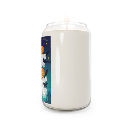 🐈‍⬛🎃 The Flying Black Cats Of Halloween Scented Soy Candle – Whimsical Storybook Charm