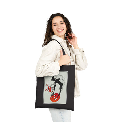 Bewitching Halloween Cotton Canvas Tote Bag