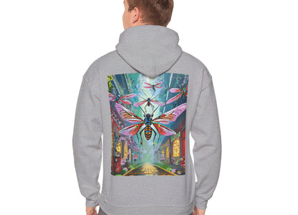 Neon Swarm – Heavy Blend™ Hooded Sweatshirt