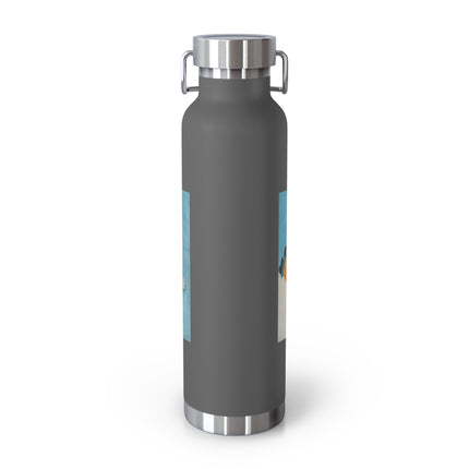 Reproduction of Ladies in Blue by Emile Gilliéron Copper Vacuum Insulated Bottle, 22oz
