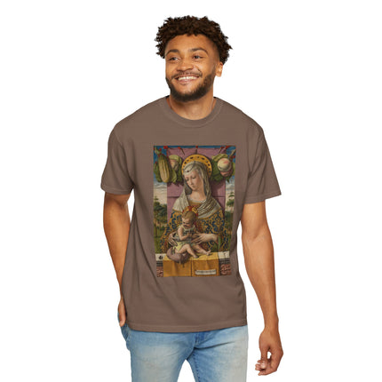 Madonna and Child by Carlo Crivelli Unisex Garment-Dyed T-shirt