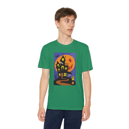 Halloween Night at the Haunted House Youth Competitor Tee