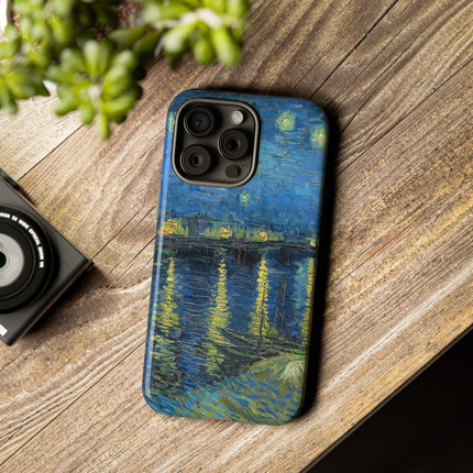 Starry Night Over the Rhone by Vincent Van Gogh Phone Cases
