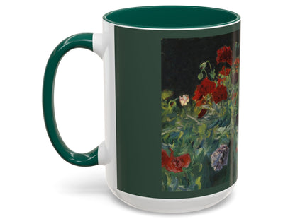 A Study of Poppies for Carnation, Lily, Lily, Rose by John Singer Sargent Colorful Mugs (11oz, 15oz)
