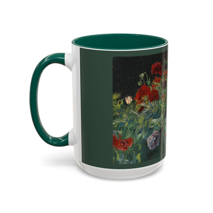 A Study of Poppies for Carnation, Lily, Lily, Rose by John Singer Sargent Colorful Mugs (11oz, 15oz)