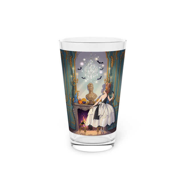 🕯️🎃 The Moonlit Manor Drawing Room Glass, 16oz – Elegant Halloween Charm