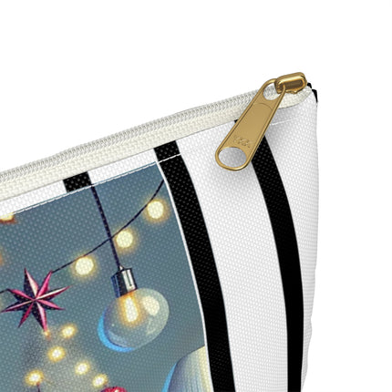 Whimsical Christmas Tea Party Accessory Pouch