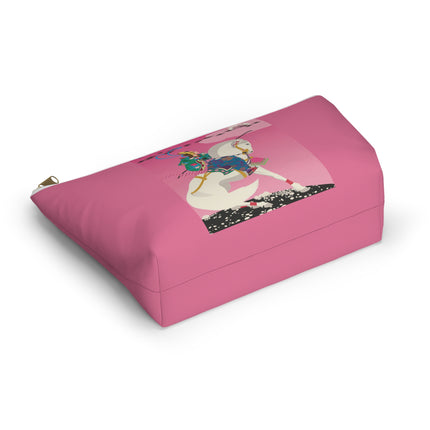 Samurai Princess on the White Steed Cosmetic Bag – Bold Fantasy & Elegant Adventure