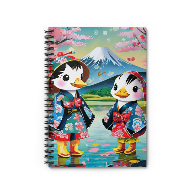 Rainy Day Ducks Spiral Notebook - Ruled Line