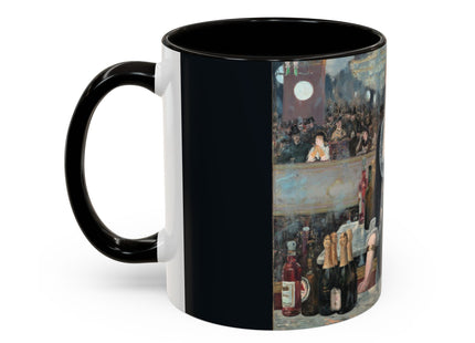 A Bar at the Folies-Bergère by Edouard Manet Colorful Mugs (11oz, 15oz)