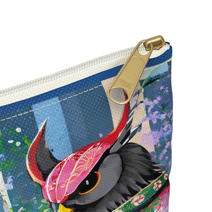 Cyberpunk Owl & Raven Pencil Case