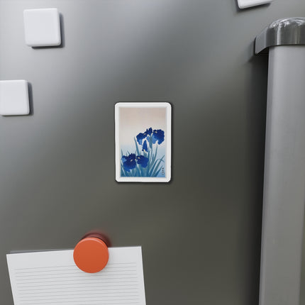 Irises by Ohara Koson Die-Cut Magnets (5 Sizes)