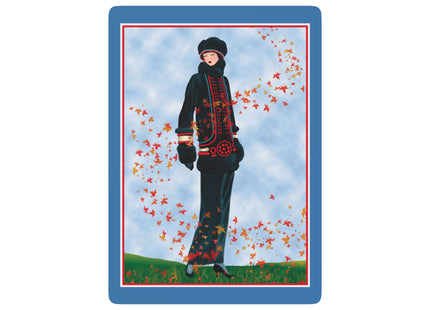 Elegance in Autumn Playing Cards