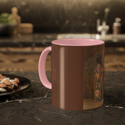 A Buddhist Lama at a Feast at Pemionchi Monastery by Vasily Vereshchagin Colorful Mugs, 11oz