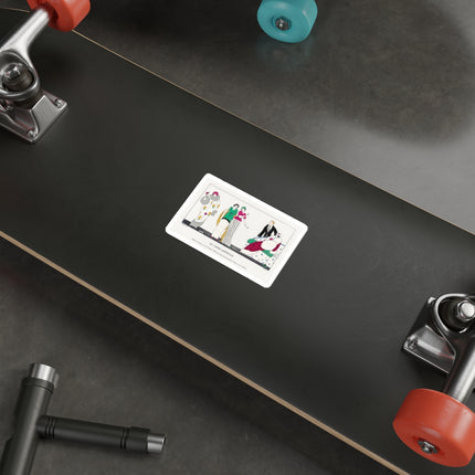 Le Choix difficile (The Difficult Choice) by Charles Martin Die-Cut Stickers (5 Sizes)