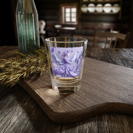 Lavender Fairy Shot Glass, 1.5oz