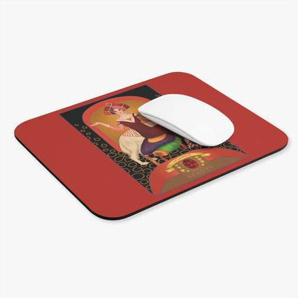 January & Garnet (from the Gem Series) by Sofia Chiostri Mouse Pad, Rectangle