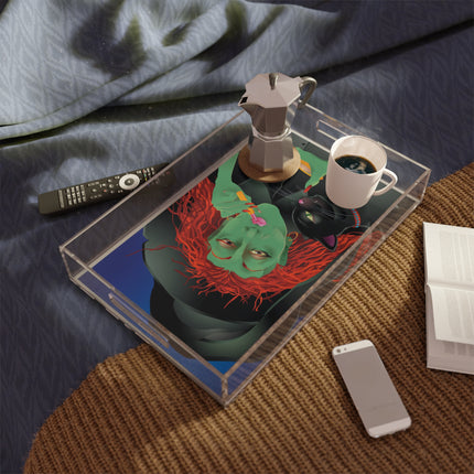 Mirror, Mirror A Witch's Touch Acrylic Serving Tray