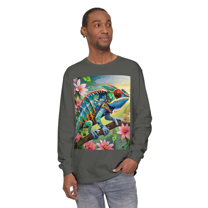 Camouflage Chameleon Long Sleeve T-Shirt