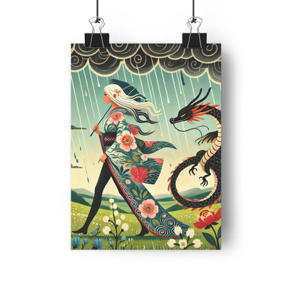 The Dragon Fairy’s Stride Giclée Art Print