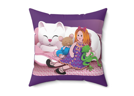 Joy of Friendship Spun Polyester Square Pillow