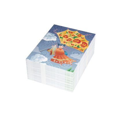 Flight of Blossoms Greeting Cards (1, 10, 30, and 50pcs)