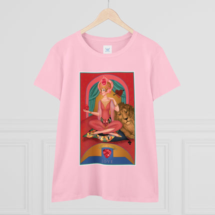 July & Ruby (from the Gem Series) by Sofia Chiostri Women's Midweight Cotton Tee