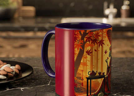 Theatrical Harvest Rabbit Colorful Mugs (11oz, 15oz)