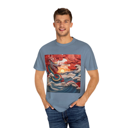 Emergence of the Dragon Unisex Garment-Dyed T-shirt
