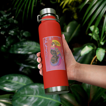 Enchanting Geisha Copper Vacuum Insulated Bottle, 22oz
