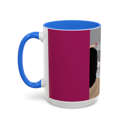 The Red Bird Colorful Mugs – Gentle Storybook Charm & Elegant Whimsy